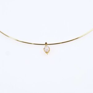 Diamond Cut Zircon Necklace
