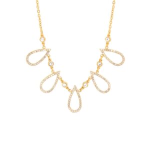 Raindrop Pave Necklace