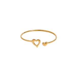 Dual Heart Bangle