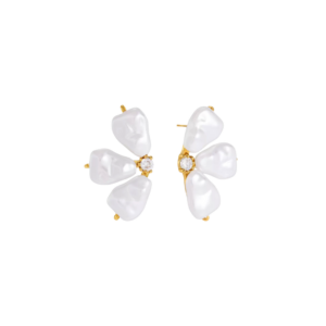 Baroque Pearl Flower Earrings