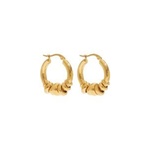 Beaded Hoop Earrings