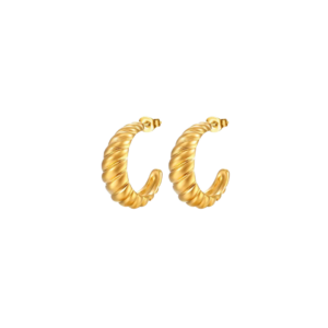 Croissant Hoop Earrings