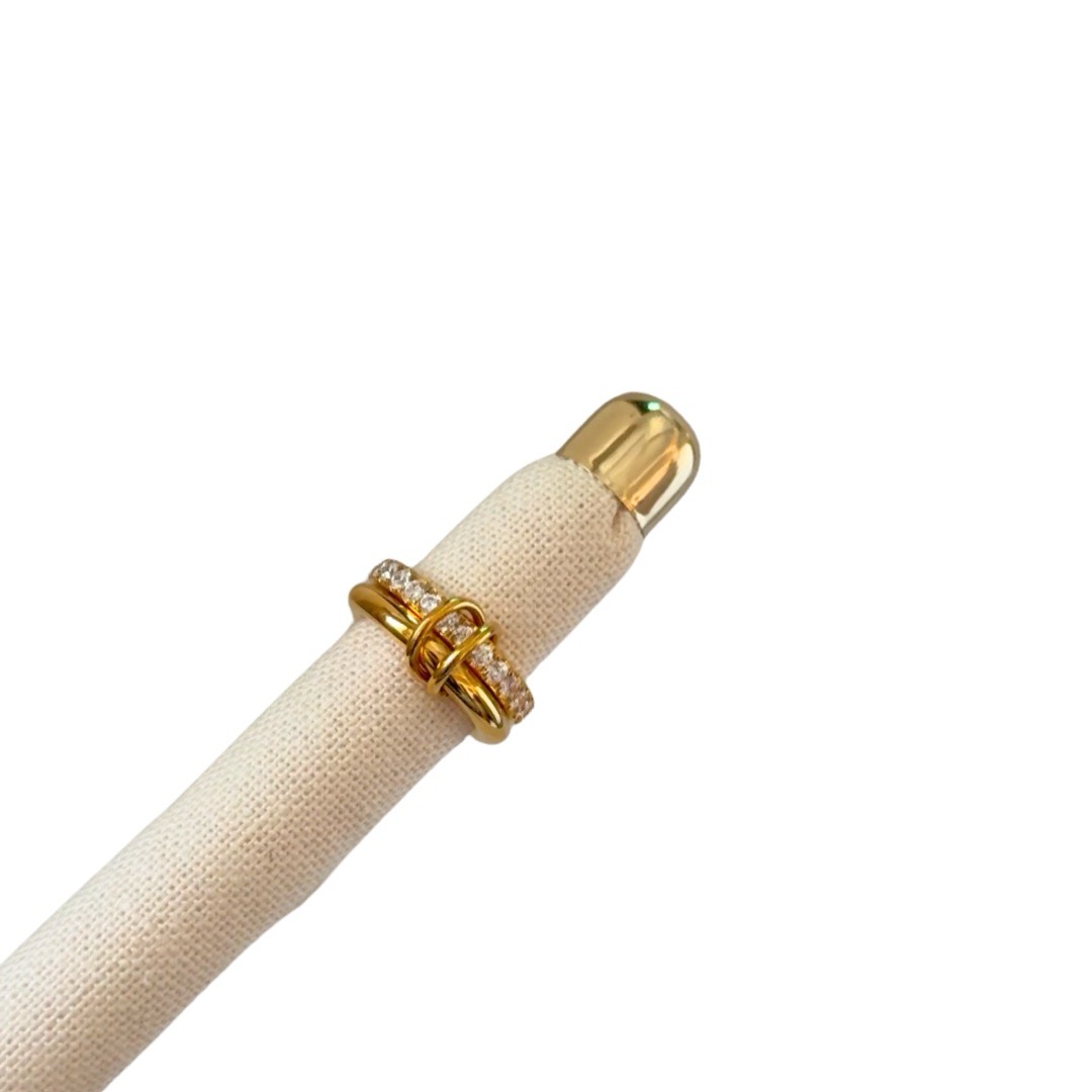 Crystal Interlock Stacked Ring - Image 2