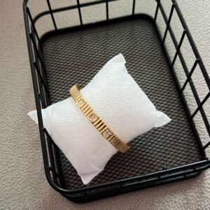 Fluted Crystal Bangle