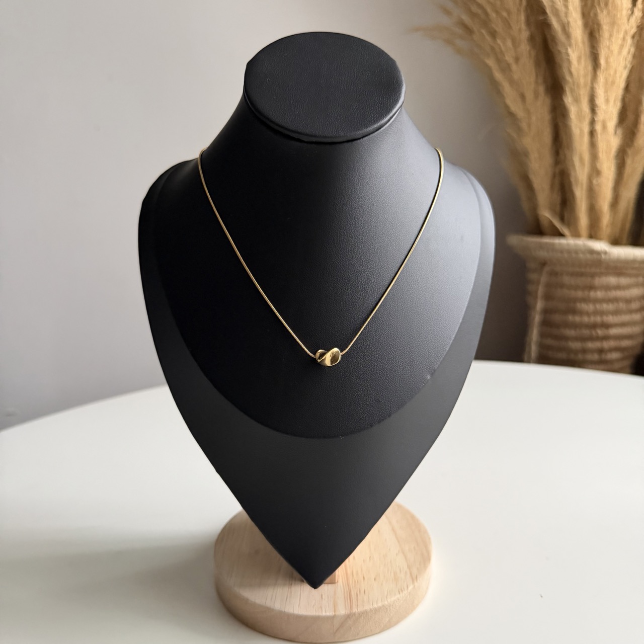 Sculpted Knot Necklace - Image 2