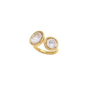 Duo Crystal Ring