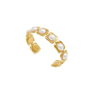 Pearl Tile Cuff