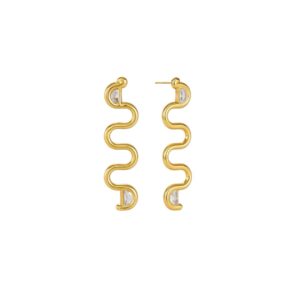 Wave Drop Earrings