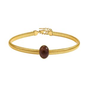 Amber Gem Stretch Choker