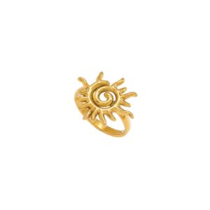 Sun Spiral Ring
